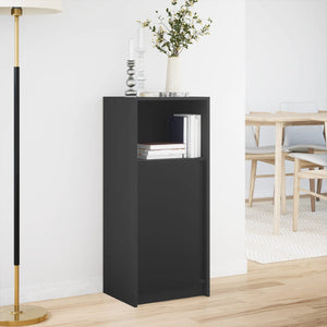 LED Sideboard Schwarz 100cm