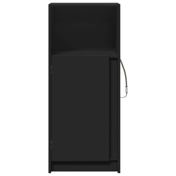 LED Sideboard Schwarz 100cm