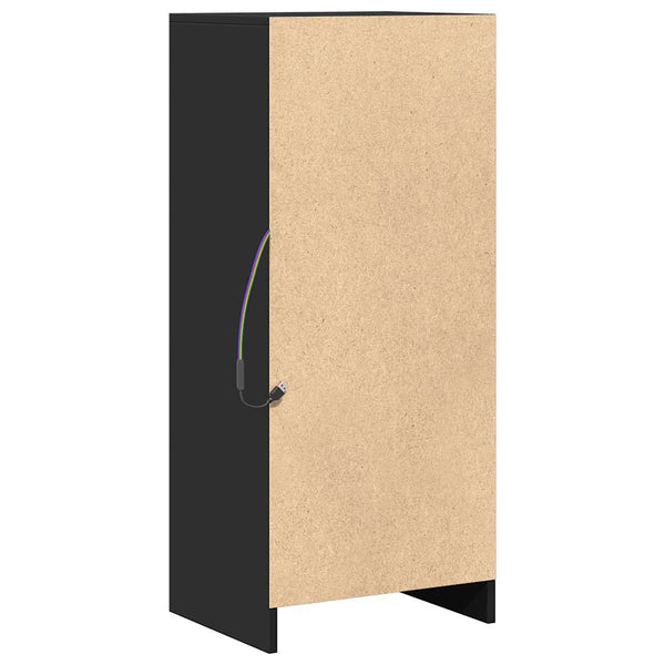LED Sideboard Schwarz 100cm