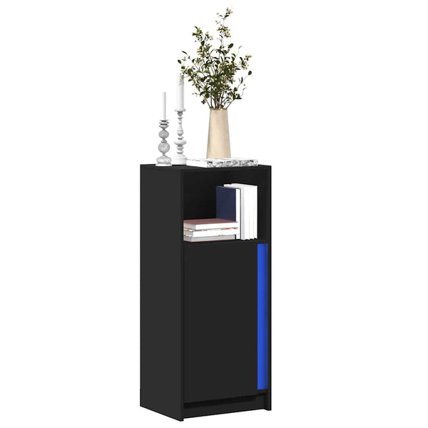 LED Sideboard Schwarz 100cm