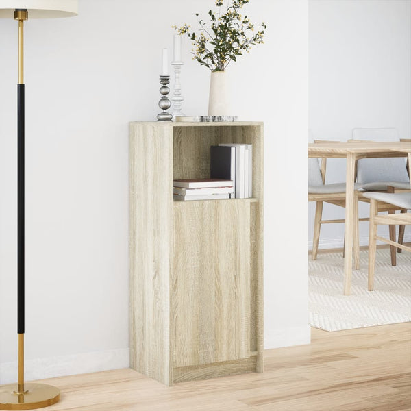 LED Sideboard Sonoma Eiche 100cm