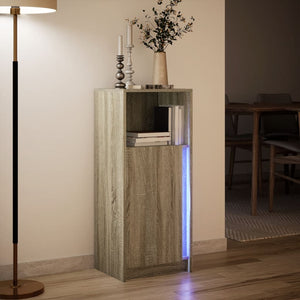 LED Sideboard Sonoma Eiche 100cm