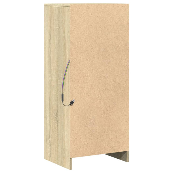 LED Sideboard Sonoma Eiche 100cm