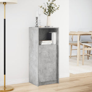 LED Sideboard Betongrau 100 cm