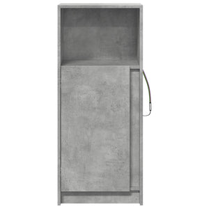 LED Sideboard Betongrau 100 cm