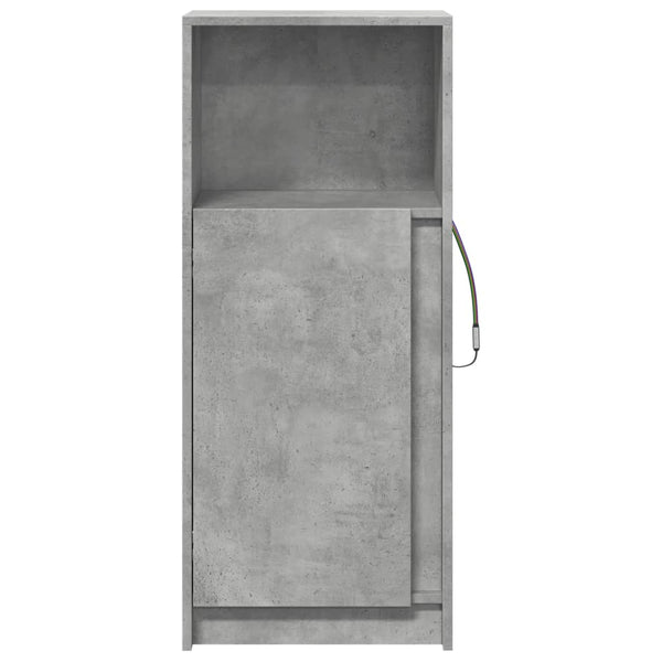 LED Sideboard Betongrau 100 cm