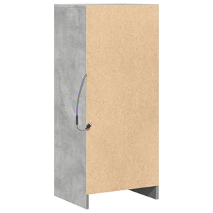 LED Sideboard Betongrau 100 cm