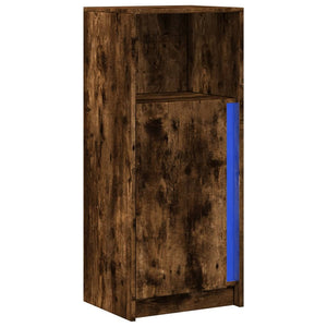 LED Sideboard Räuchereiche 100 cm