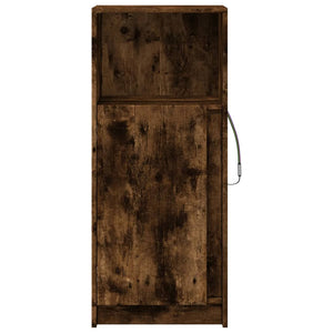 LED Sideboard Räuchereiche 100 cm
