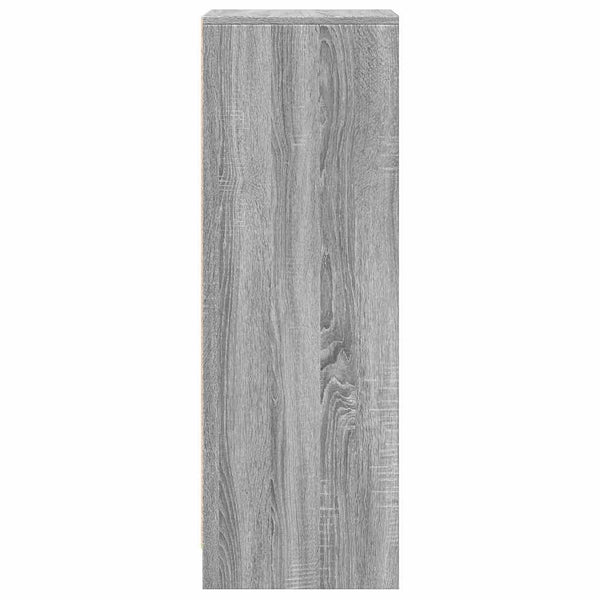 LED Sideboard Grau Sonoma 100cm