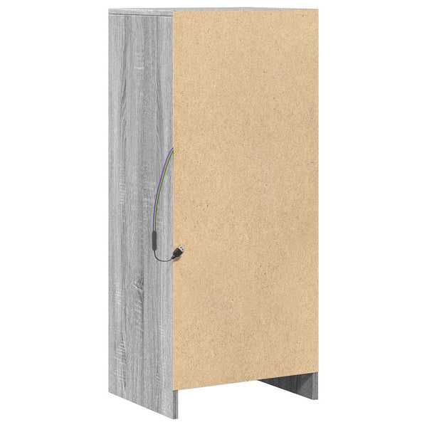 LED Sideboard Grau Sonoma 100cm