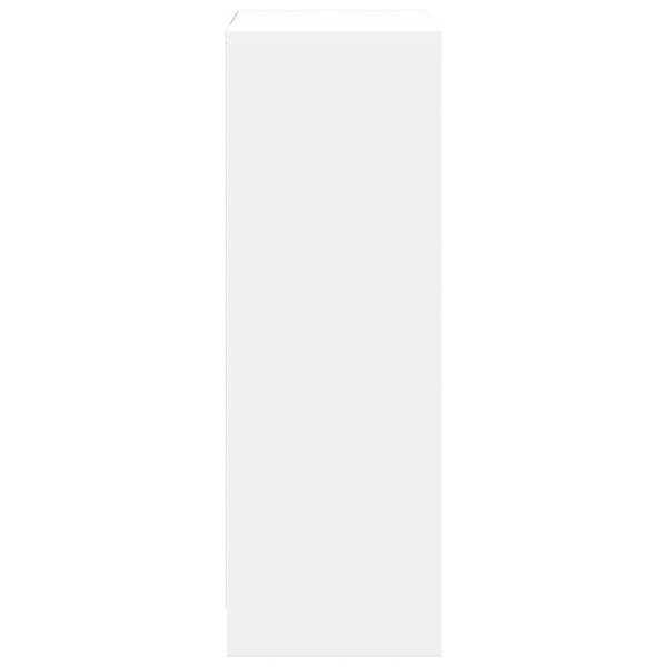 Sideboard Weiß mit LED 72x34x100 cm