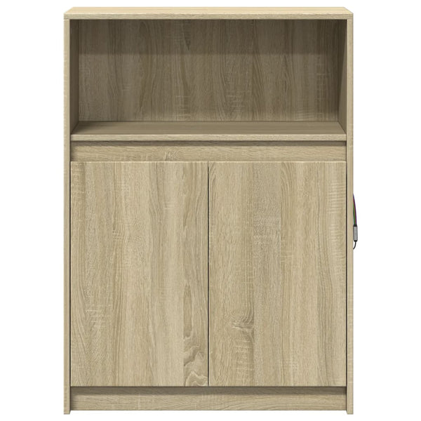 LED Sideboard Sonoma Eiche 72x34x100 cm