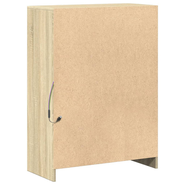 LED Sideboard Sonoma Eiche 72x34x100 cm