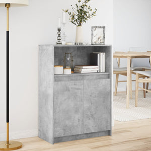 LED Sideboard Betongrau 72x34x100cm