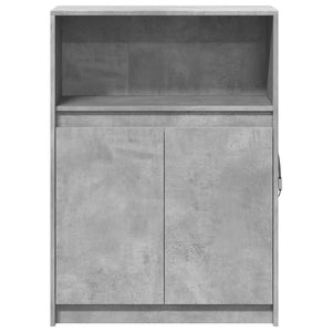 LED Sideboard Betongrau 72x34x100cm