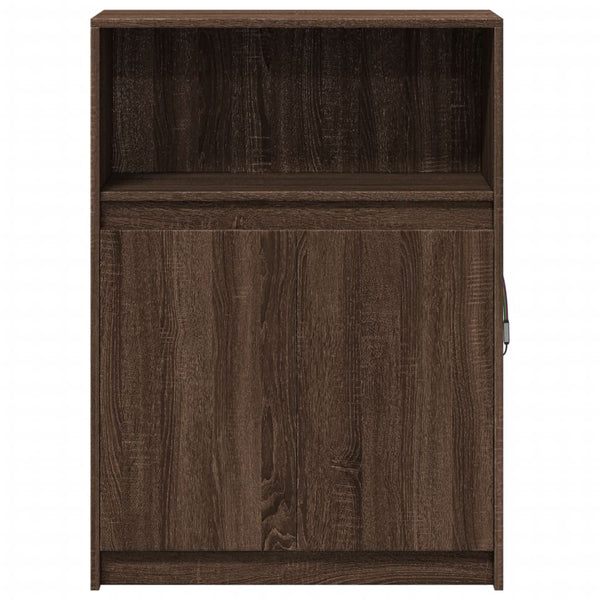 Sideboard Braun Eichen-Optik mit LED