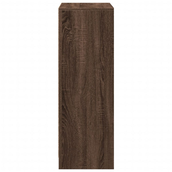 Sideboard Braun Eichen-Optik mit LED