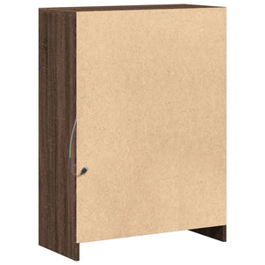 Sideboard Braun Eichen-Optik mit LED