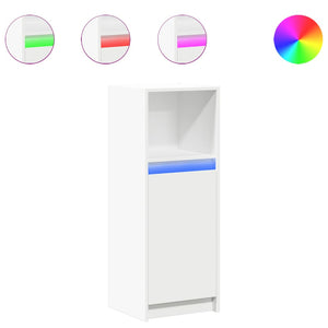 LED Sideboard Weiß 38x34x100cm