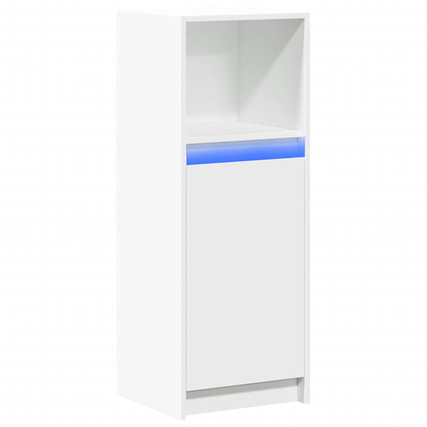 LED Sideboard Weiß 38x34x100cm