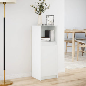 LED Sideboard Weiß 38x34x100cm