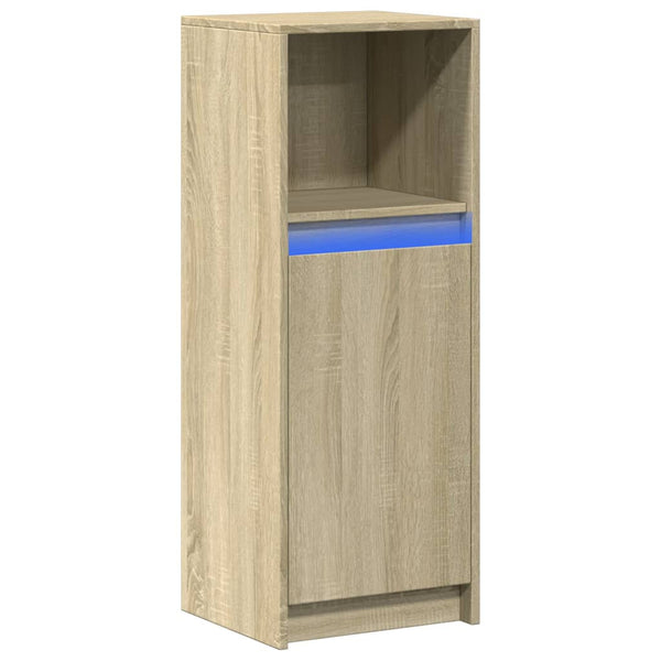 LED Sideboard Sonoma Eiche 100cm