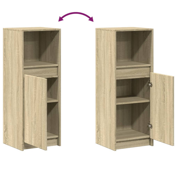 LED Sideboard Sonoma Eiche 100cm