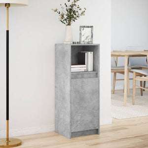 LED Sideboard Betongrau 38x34x100 cm