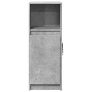 LED Sideboard Betongrau 38x34x100 cm