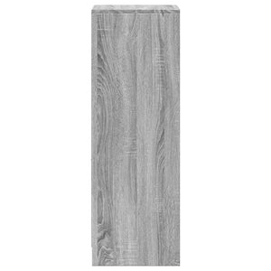 LED Sideboard Grau Sonoma 100 cm