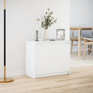 LED Sideboard Weiß 72x34x61cm