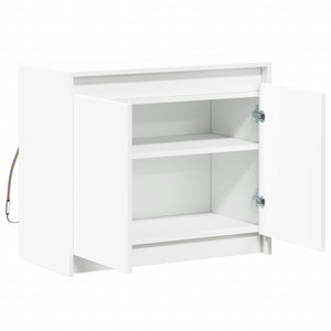 LED Sideboard Weiß 72x34x61cm