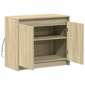 LED Sideboard Sonoma Eiche 72 cm