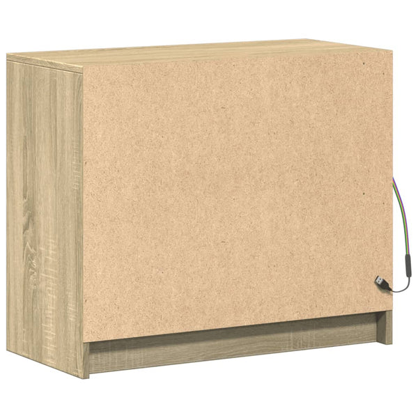 LED Sideboard Sonoma Eiche 72 cm