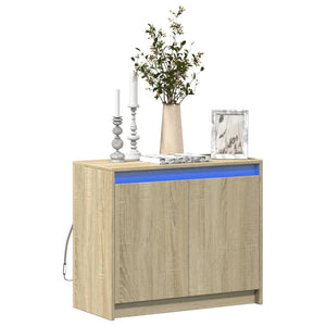 LED Sideboard Sonoma Eiche 72 cm