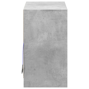 LED Sideboard Betongrau 72x61 cm