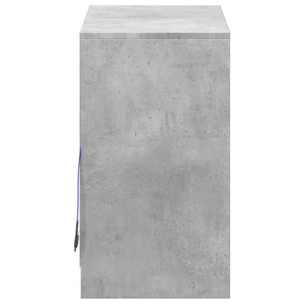 LED Sideboard Betongrau 72x61 cm