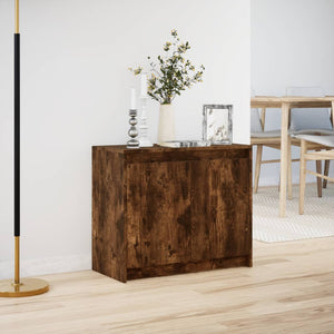 LED Sideboard Räuchereiche 72x61 cm