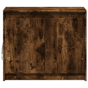 LED Sideboard Räuchereiche 72x61 cm