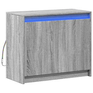 LED Sideboard Grau Sonoma 72x61 cm