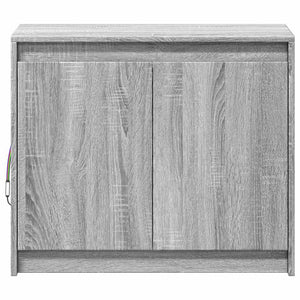 LED Sideboard Grau Sonoma 72x61 cm