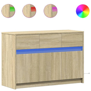 TV-Schrank Sonoma Eiche mit LED