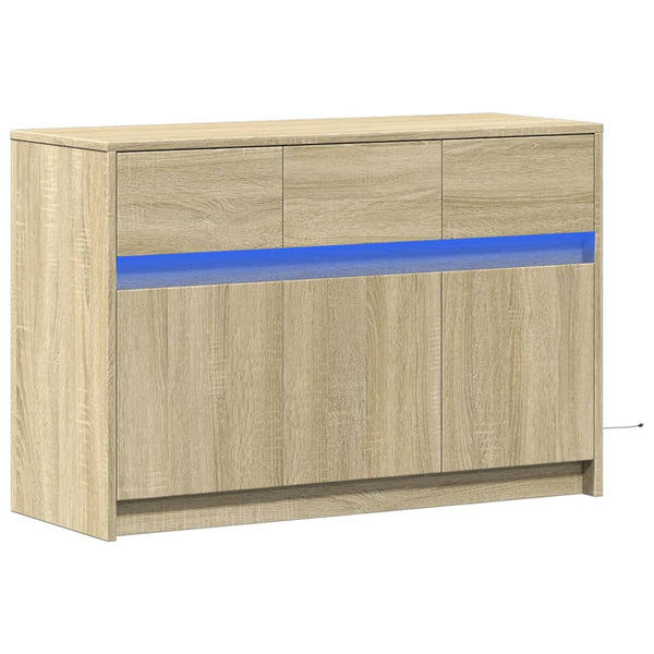 TV-Schrank Sonoma Eiche mit LED