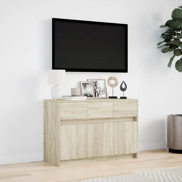 TV-Schrank Sonoma Eiche mit LED