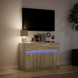 TV-Schrank Sonoma Eiche mit LED