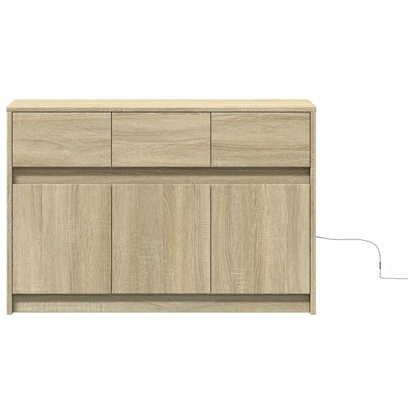 TV-Schrank Sonoma Eiche mit LED