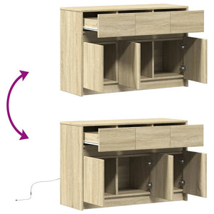 TV-Schrank Sonoma Eiche mit LED