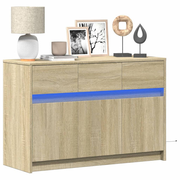 TV-Schrank Sonoma Eiche mit LED
