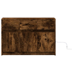 TV-Schrank Räuchereiche mit LED